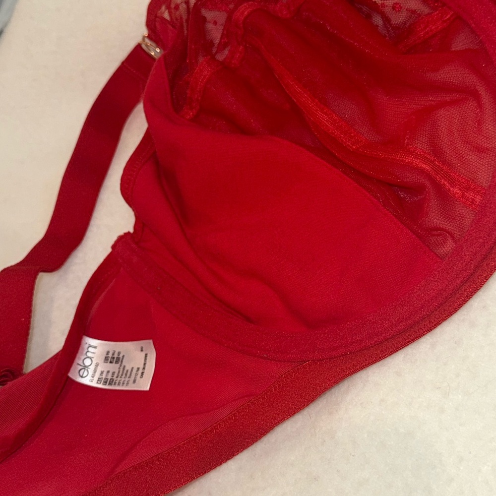 Elomi Priya 42I unlined underwire 3-part cup full figure bra $72 NWOT - Picture 10 of 14